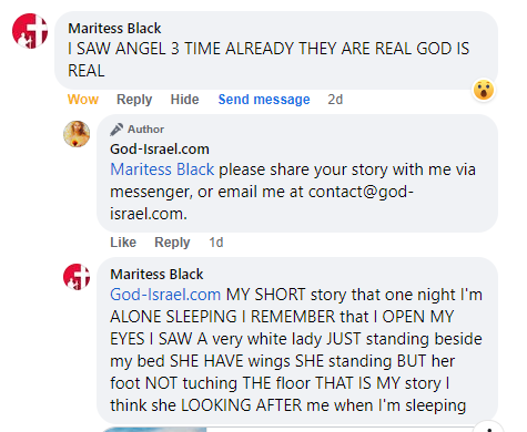 Facebook comment section miracle story shared in August 2023.