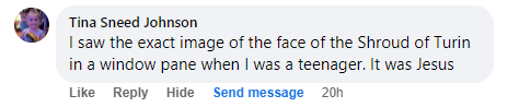 Facebook comment section miracle story shared in August 2023.