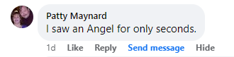 Miracle testimony comment from a Facebook page.
