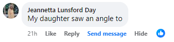 Facebook comment section miracle story shared in November 2024.