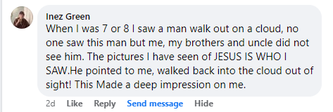 Facebook comment section miracle story shared in December 2024.