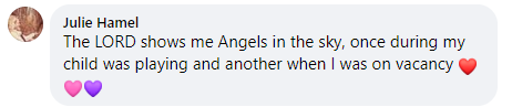 Facebook comment section miracle story shared in December 2024.