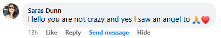 Facebook comment section miracle story shared in February 2025.