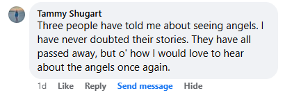 Facebook comment section miracle story shared in February 2025.