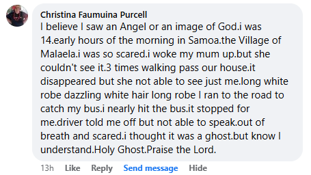 Facebook comment section miracle story shared in February 2025.