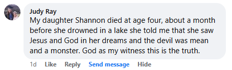 Facebook comment section miracle story shared in February 2025.