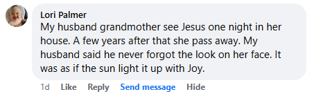 Facebook comment section miracle story shared in February 2025.