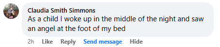 Facebook comment section miracle story shared in February 2025.