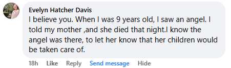 Facebook comment section miracle story shared in March 2025.