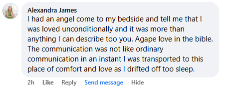 Facebook comment section miracle story shared in March 2025.