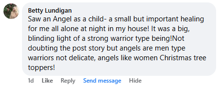 Facebook comment section miracle story shared in March 2025.