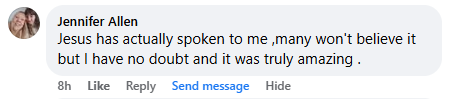 Miracle story shared in March 2025.