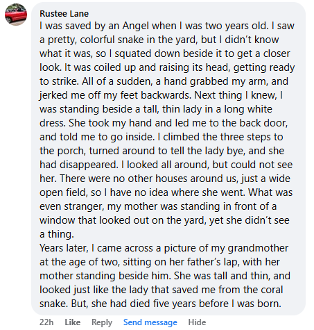 Miracle story shared in March 2025.