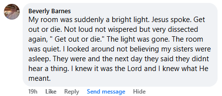 Miracle story shared in March 2025.