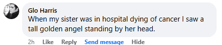 Facebook comment section miracle story shared in March 2025.
