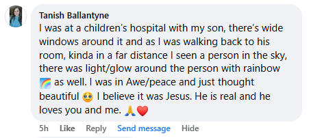 Miracle story shared in April 2025.
