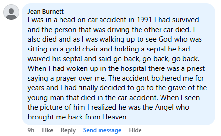 Miracle story shared in April 2025.
