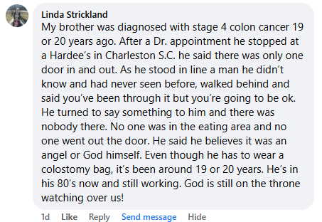 Miracle story shared in April 2025.