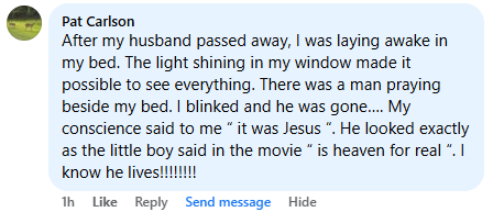 Miracle stories from a comment on Facebook May 2025.