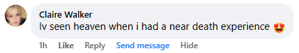 Miracle stories from a comment on Facebook May 2025.