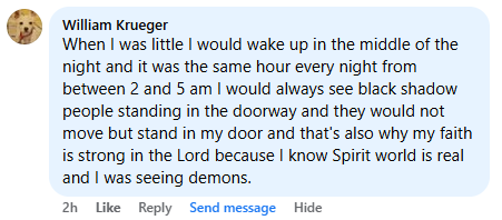 Miracle stories from a comment on Facebook May 2025.