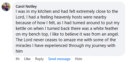 Miracle story share May 2025.