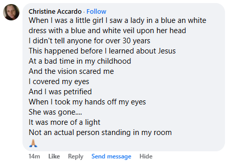 Miracle story share May 2025.