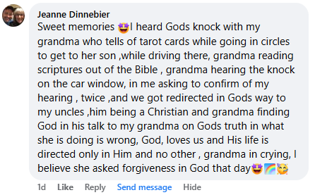 Miracle story shared July 2025.