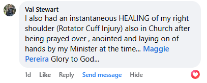 Miracle story shared July 2025.