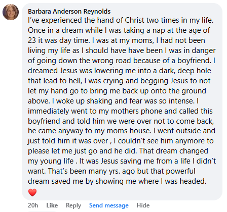 Miracle story shared in August 2025.