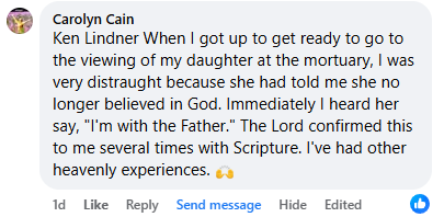 Miracle story shared in September 2025.