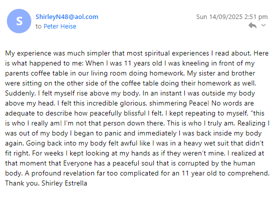 Miracle story shared in September 2025.