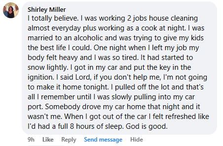 Miracle story shared in October 2025.
