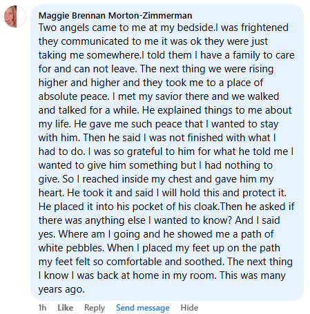 Miracle story shared in October 2025.