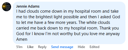 Miracle story shared in October 2025.
