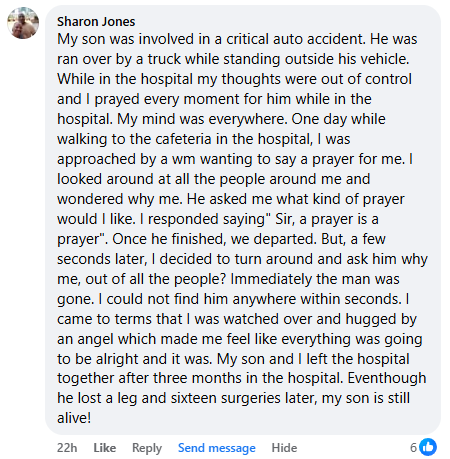 A miracle story was shared with me in November 2025.