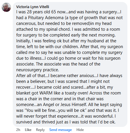 A miracle story was shared with me in November 2025.
