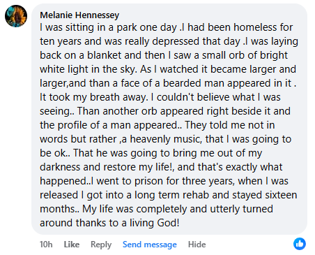 A miracle story was shared with me in November 2025.
