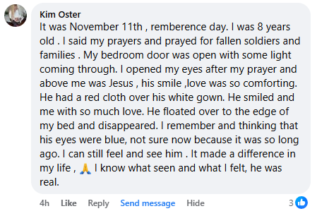 A miracle story was shared with me in November 2025.