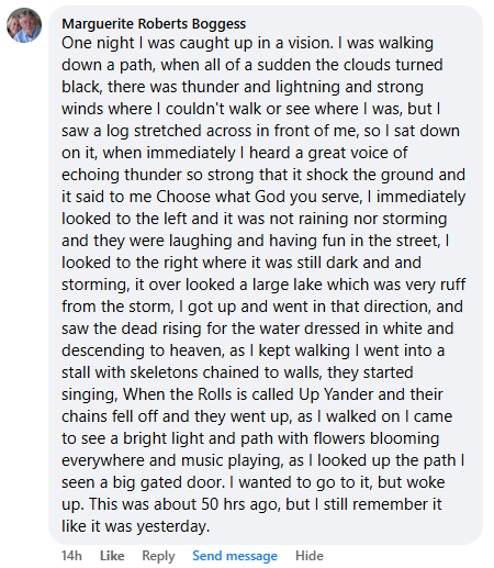 A miracle story was shared with me in November 2025.