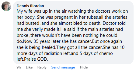 A miracle story was shared with me in December 2025.