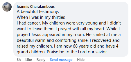 A miracle story was shared with me in December 2025.