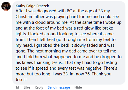 A miracle story was shared with me in December 2025.