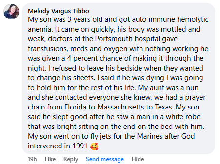 A miracle story was shared with me in December 2025.