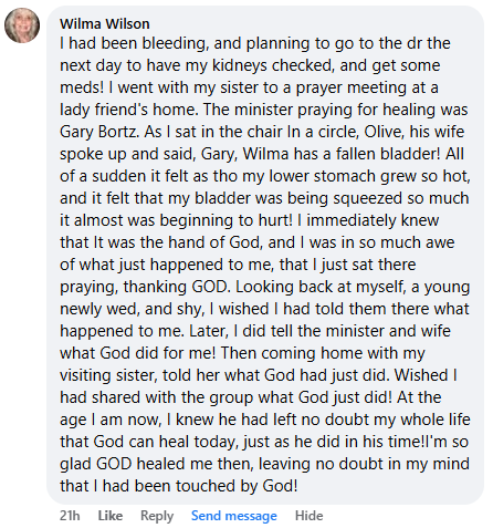 A miracle story was shared with me in December 2025.
