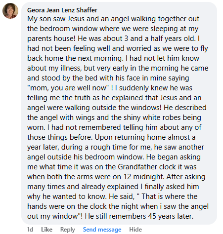 A miracle story was shared with me in January 2026.