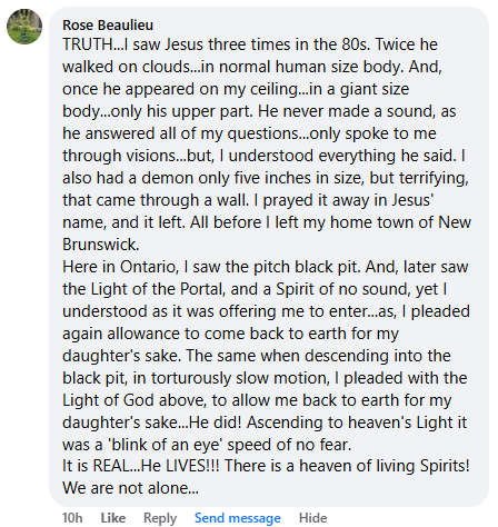 A miracle story was shared with me in January 2026.