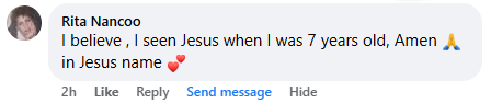 A miracle story was shared with me in January 2026.