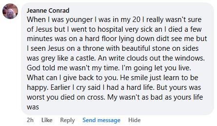 A miracle story was shared with me in January 2026.