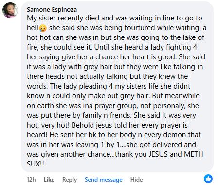 A miracle story was shared with me in January 2026.